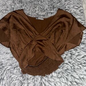 Brown Zara Top